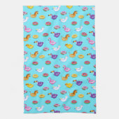 Zomer Zwembad Float Pattern Theedoek (Verticaal)