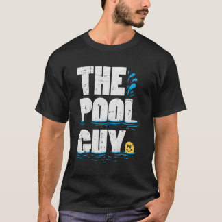 Zomer Zwembad Guy Cadeaus Grappig Zwembad Jongen T-shirt