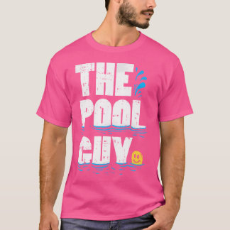 Zomer Zwembad Guy Cadeaus Grappig Zwembad Jongen T-shirt
