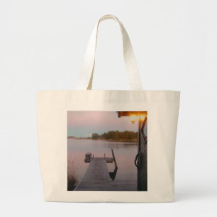 Zomeravond in de Zweedse archipel Grote Tote Bag