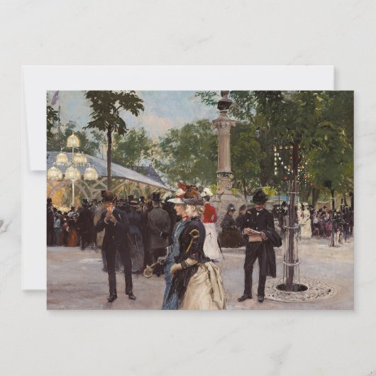 Zomeravond in Tivoli | Paul Fischer (Voorkant)