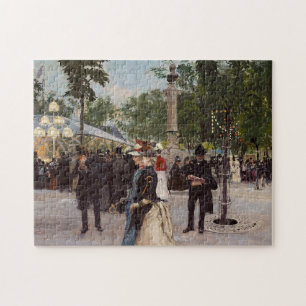 Zomeravond in Tivoli Paul Fischer Legpuzzel