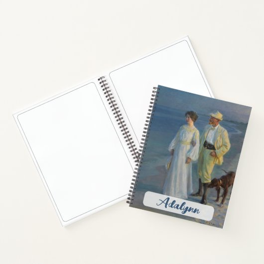 Zomeravond Peder Severin Krøyer Art Denemarken Notitieboek (Binnen)