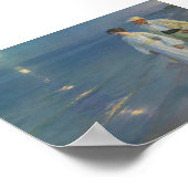 Zomeravond Peder Severin Krøyer Art Denemarken Poster (Hoek)