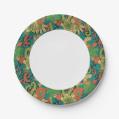 Zomerbloem Papieren Bordje (Voorkant)