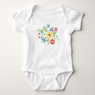 Zomerbloemen (Afgeleid uiterlijk) Romper