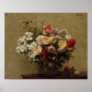 Zomerbloemen door Henri Fantin-Latour Poster
