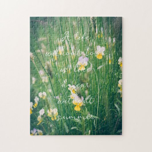 Zomerbloemen Legpuzzel (Verticaal)