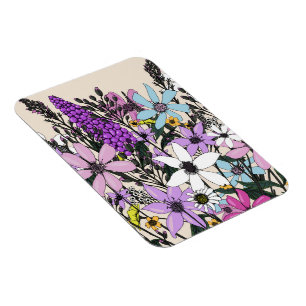 Zomerbloemen Magneet