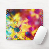 zomerbloemen muismat (Met muis)