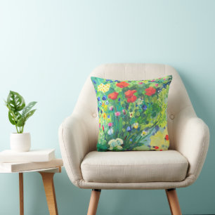 Zomerbloemen, poppys kussen