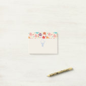 zomerbloemen post-it® notes (Op bureau)