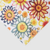 zomerbloemen tissuepapier (Detail)