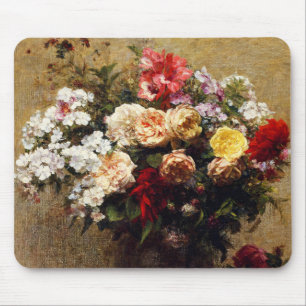 zomerbloemen van Henri Fantin-Latour Muismat