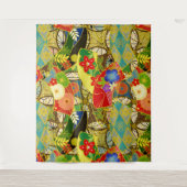 Zomerbloemen Wandkleed (Voorkant)