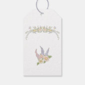 Zomerbloementuin Cadeaulabel (Achterkant)