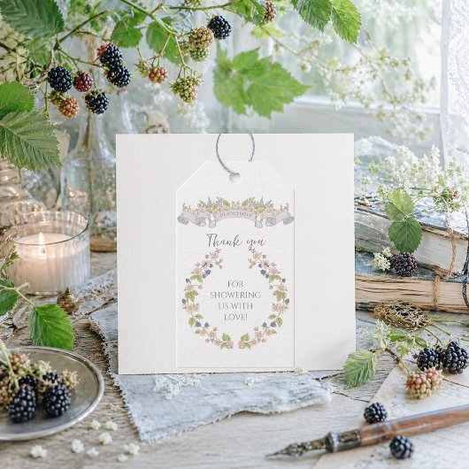 Zomerbloementuin Cadeaulabel
