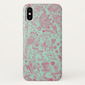 Zomerbloempatroon Case-Mate iPhone Case (Achterkant)