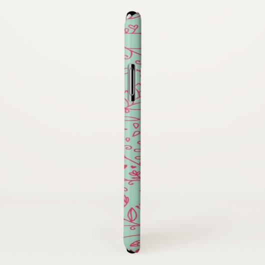 Zomerbloempatroon Case-Mate iPhone Case (Achterkant / rechts)