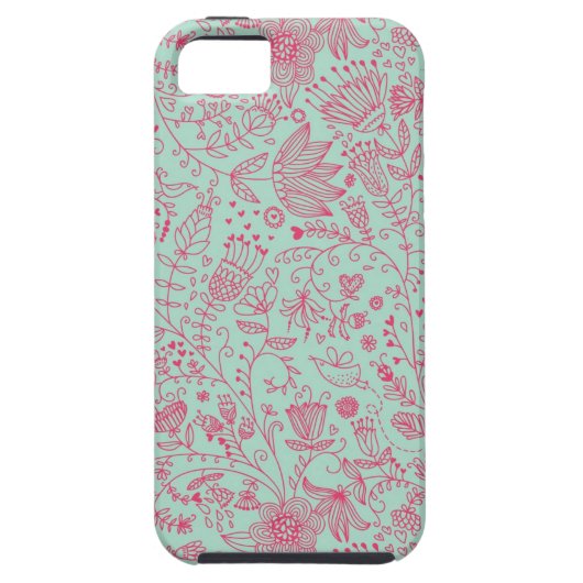 Zomerbloempatroon Case-Mate iPhone Case (Achterkant)