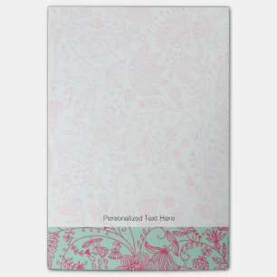 Zomerbloempatroon Post-it® Notes