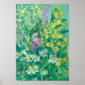 Zomerbloesem Wildbloemen Meadow Bloemen Bloemen Bl Poster (Voorkant)