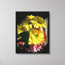 'Zomerboeket in Zonlicht' Ingepakt Canvas Print