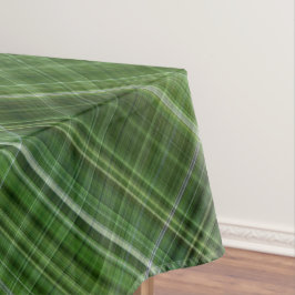 Zomerbomen groen en wit geplakt tafelkleed