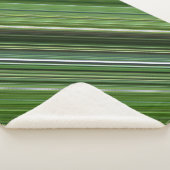 Zomerbomen Groene Streep Sherpa Deken (3/4)