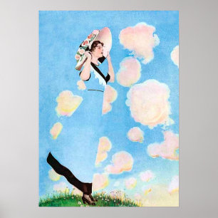 Zomerbriesjes door C Coles Phillips Poster