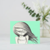 zomerbrieskopie briefkaart (Staand voorkant)