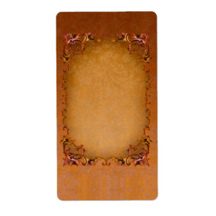 Zomerbrocade apotheeklabel etiket