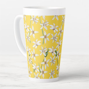 Zomercitroenbloesem-chinoiserie Latte Mok