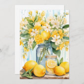 Zomercitroenbloesempot Aankondiging (Voorkant / Achterkant)