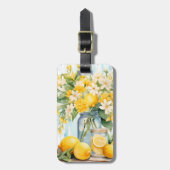 Zomercitroenbloesempot Bagagelabel (Voorkant verticaal)