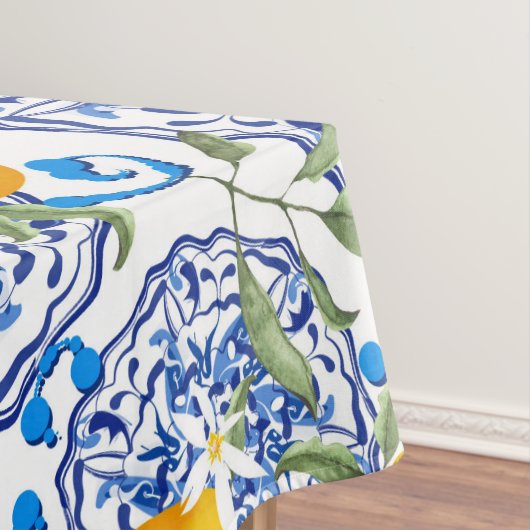 Zomercitrusvruchten, boho, bohaan, bloemMiddelland Tafelkleed (Voorbeeld)