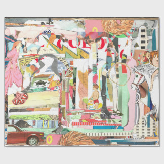zomercollage-inpakpapier cadeaupapier