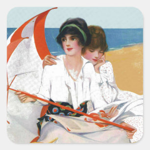  Zomerdag bij Beach Stickers