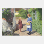 Zomerdag in Denemarken (door H.A. Brendekilde) Inpakpapier Vel (Voorkant)