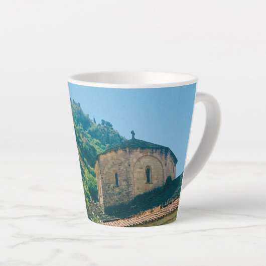 Zomerdag in Kotor - Montenegro Latte Mok (Rechterhoek)