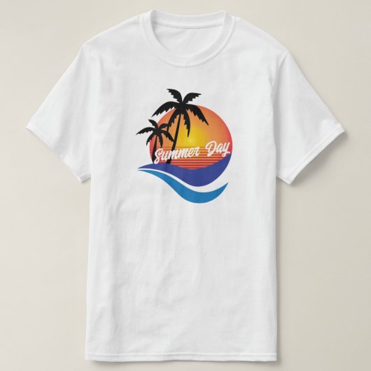 zomerdag t-shirt (Design voorkant)
