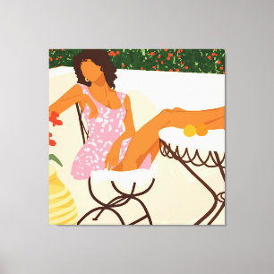 zomerdagdroom canvas afdruk