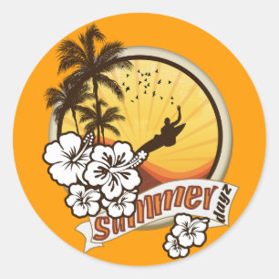 Zomerdagen Ronde Sticker
