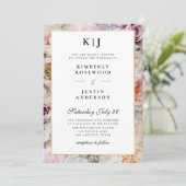 zomereiland voor de bruiloft kaart (Staand voorkant)