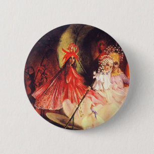 Zomerfeeën Ronde Button 5,7 Cm