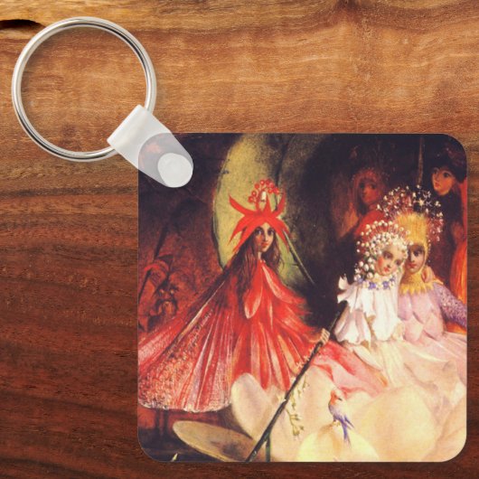 Zomerfeeën Sleutelhanger (Voorkant)