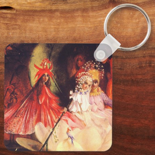 Zomerfeeën Sleutelhanger (Achterkant)