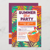 Zomerfeest Botanisch Kaart (Voorkant / Achterkant)