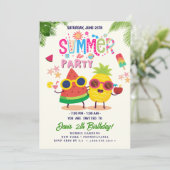 Zomerfeest Kaart (Staand voorkant)