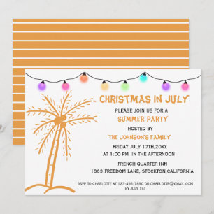 Zomerfeest Kerst in Juli Kaart